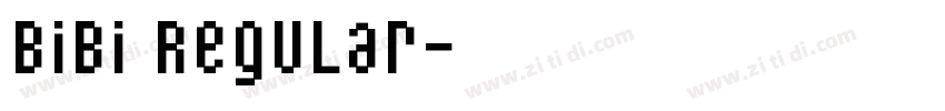 BiBi Regular字体转换
